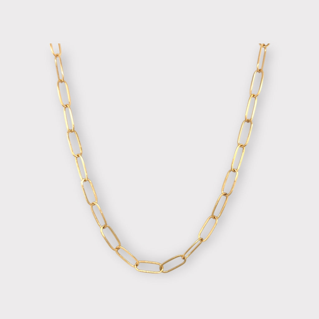 Gold Filled Paper Link Chain (Large)