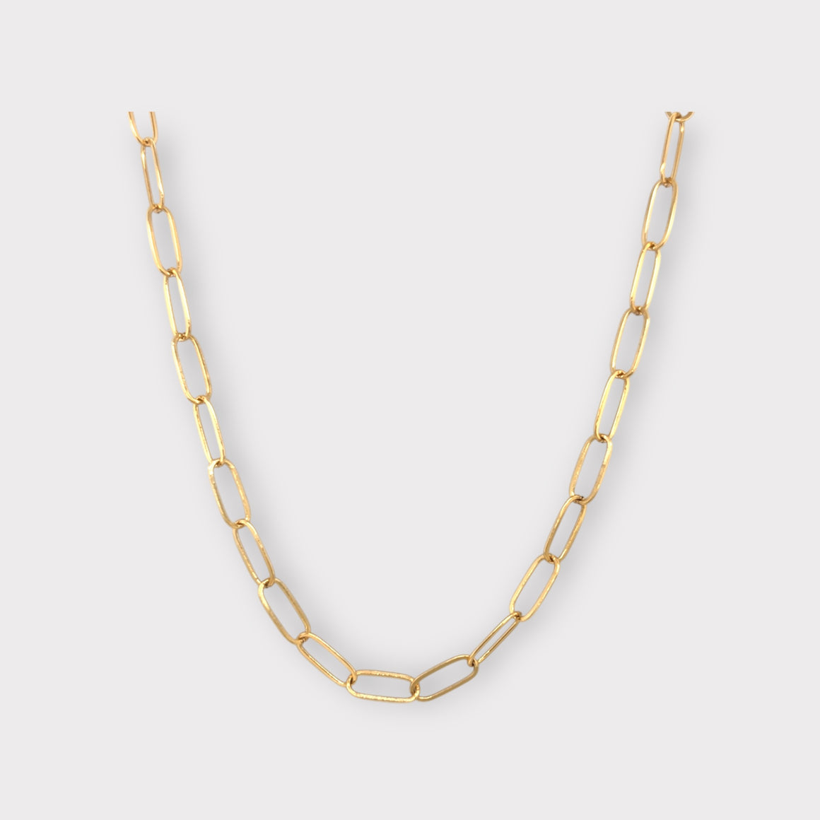 Gold Filled Paper Link Chain (Large)