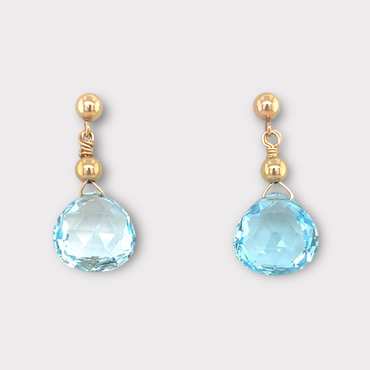 Blue Topaz Earring